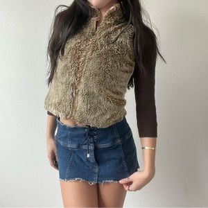 gap fur vest